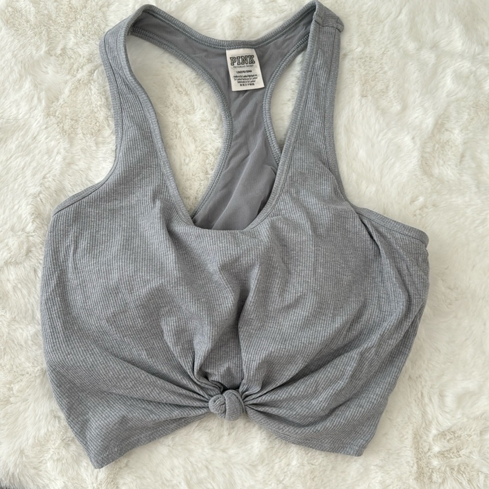 Victoria’s Secret pink workout crop top with built-in padding